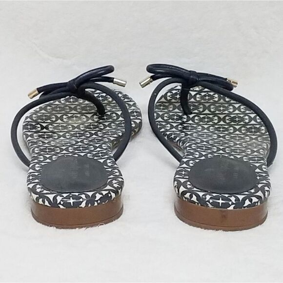 KATE Spade Mistic Blue Gold Spade Charm Sandals - Picture 7 of 12